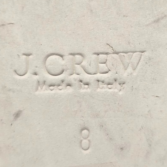 One Of A Kind Hand Painted Crinkle Gold Penny Loafers J Crew Women's 8 - Picture 14 of 14